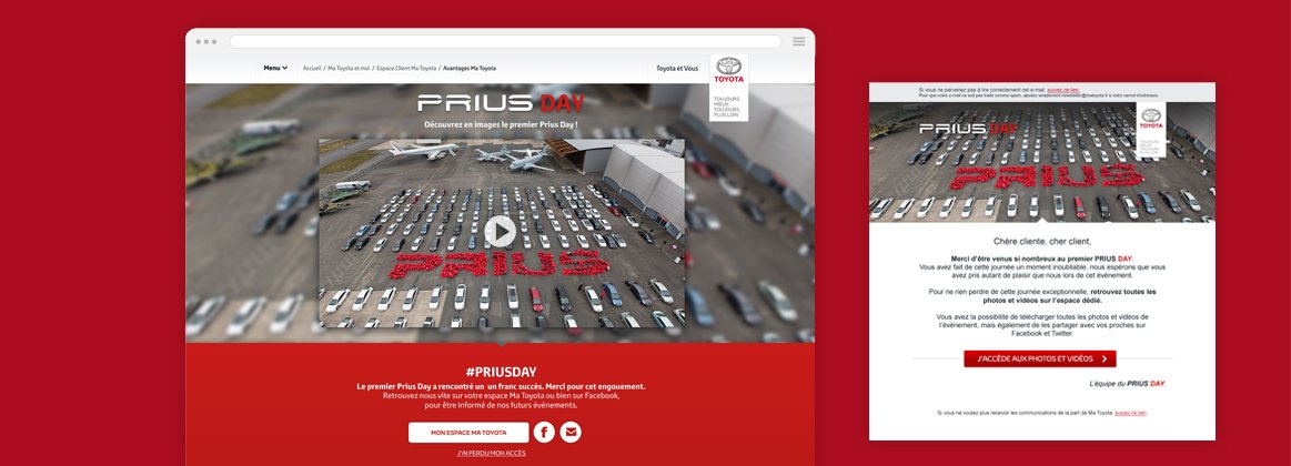Cam.Lab. Webdesign mini-site Prius Day