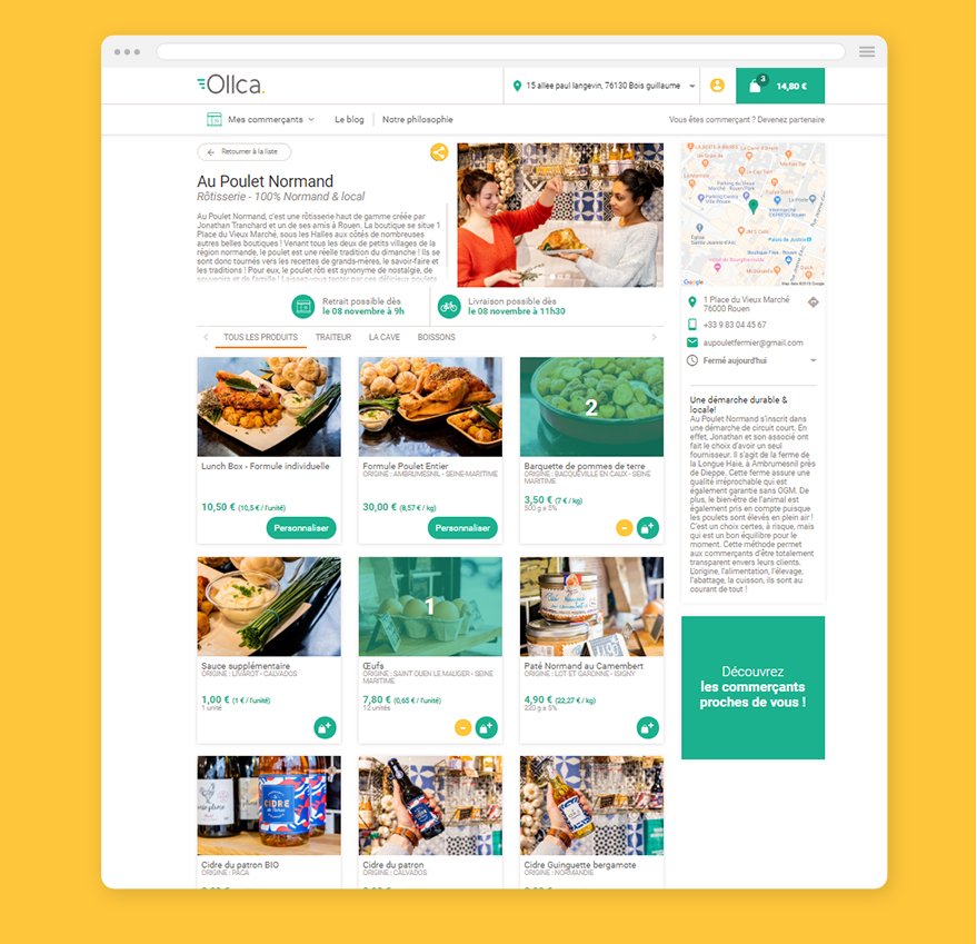 Ollca Identité visuelle - webdesign - Direction artistique - Camille Labory